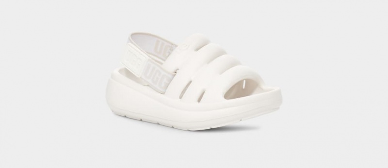 Ugg Sport Yeah Kids' Sandals White | LARZPVS-63