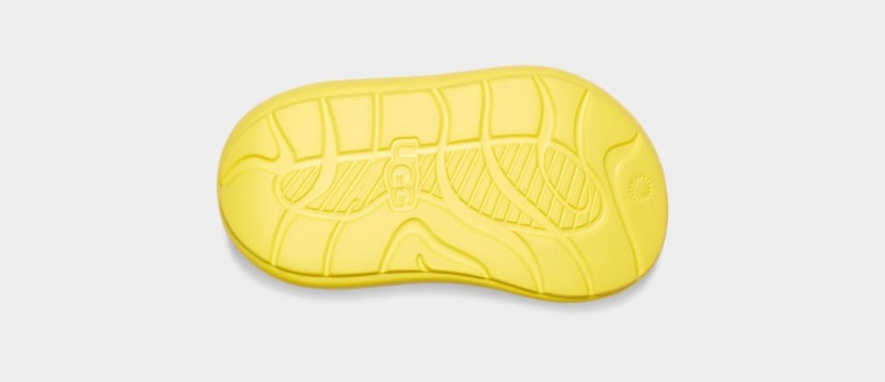 Ugg Sport Yeah Kids' Sandals Yellow | NQXDKHA-79