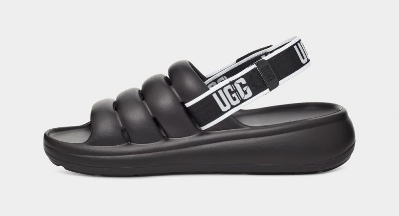 Ugg Sport Yeah Men's Sandals Black | JDXZPSO-46