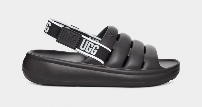Ugg Sport Yeah Men\'s Sandals Black | JDXZPSO-46
