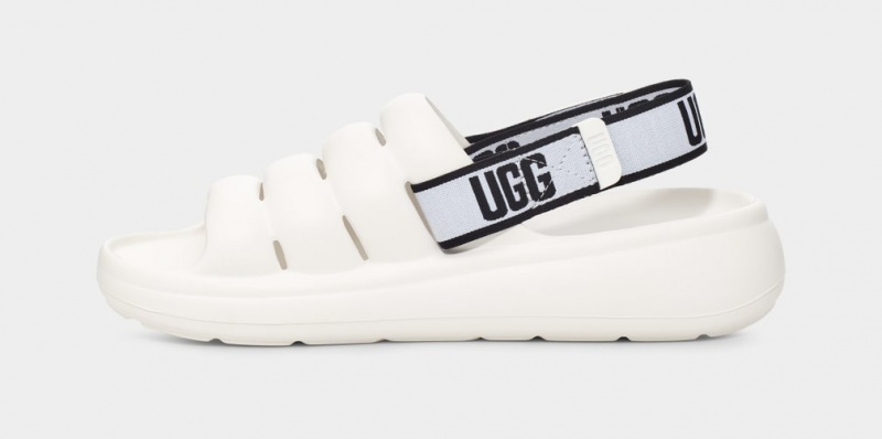 Ugg Sport Yeah Men's Sandals White | LTOMZJF-20