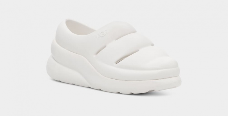 Ugg Sport Yeah Women's Clogs White | OEAJMBP-43