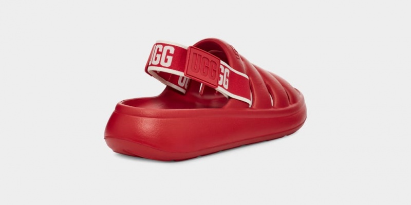 Ugg Sport Yeah Women's Slides Red | JIDWKUB-98