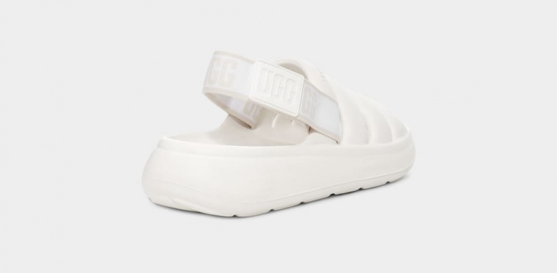 Ugg Sport Yeah Women's Slides White | BVULYRZ-02