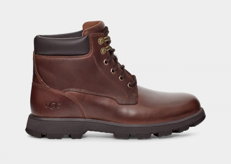 Ugg Stenton Men\'s Boots Brown | QCKUHMI-07