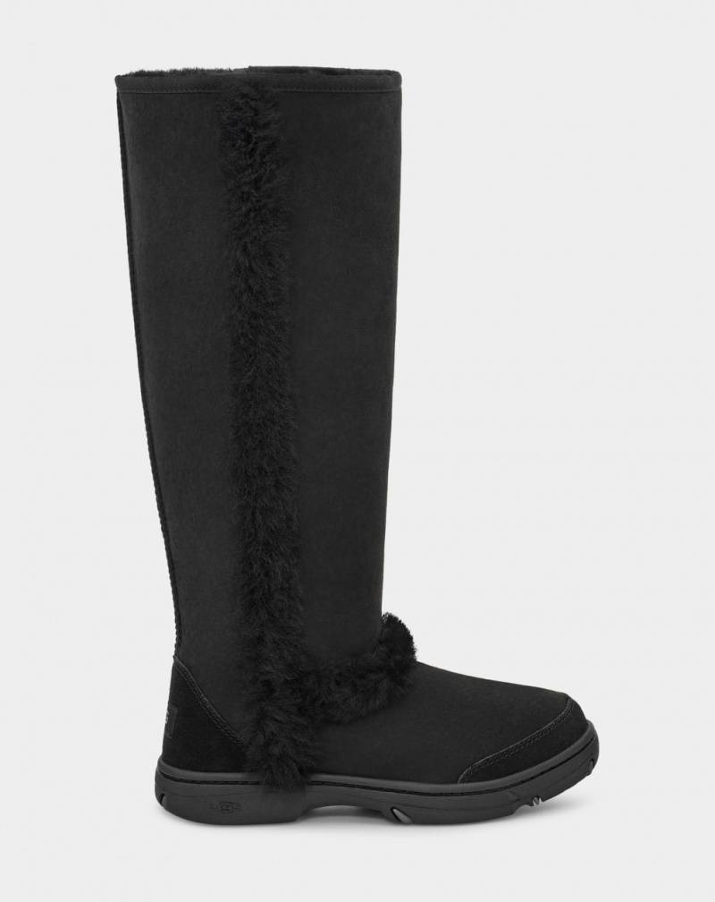 Ugg Sunburst Extra Tall Women\'s Boots Black | KTQERPA-58