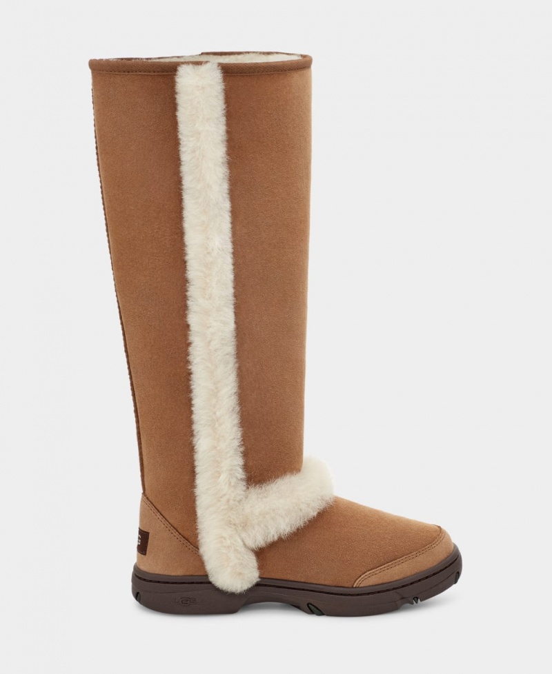 Ugg Sunburst Extra Tall Women\'s Boots Brown | XCKILAB-35