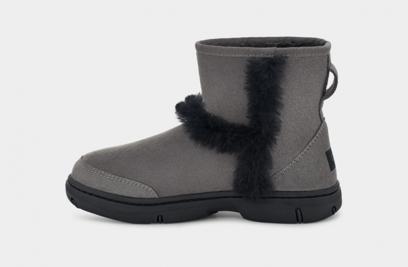 Ugg Sunburst Mini Women's Boots Grey | GLVJQFZ-54