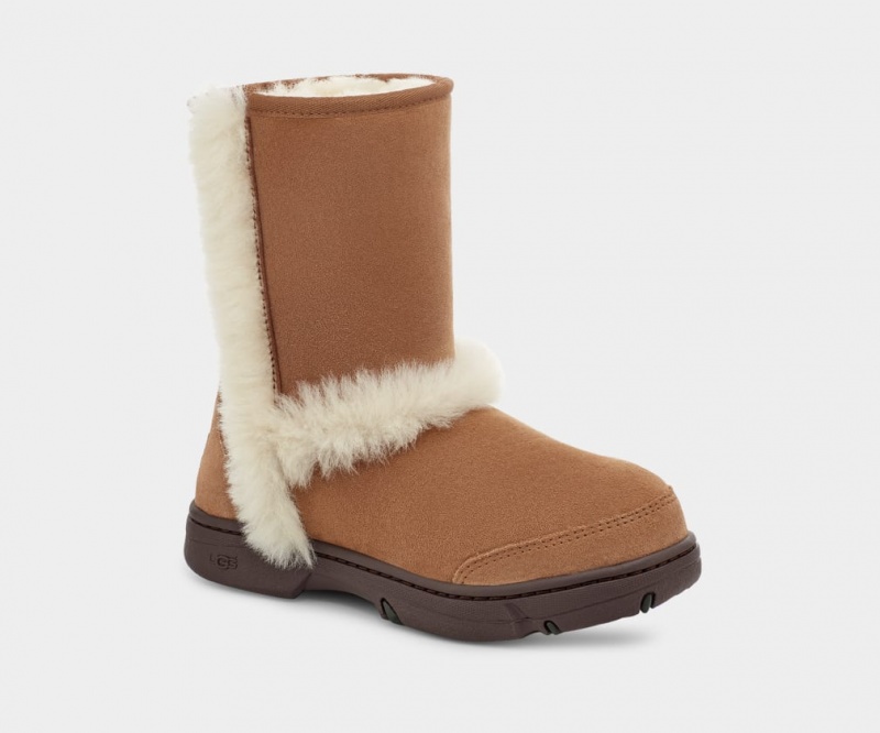 Ugg Sunburst Women's Boots Brown | LWTSVYM-31