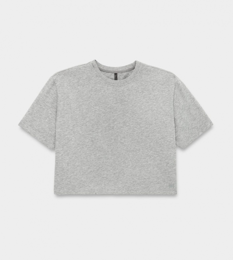 Ugg Tana Cropped Women's Tops Grey | SLCMVUI-29