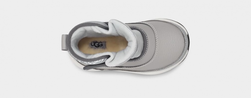Ugg Taney Weather Metallic Kids' Boots Silver | XSYGLKA-47