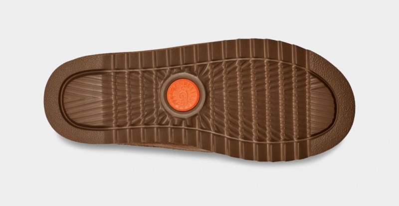 Ugg Tasman Cali Wave Men's Moccasins Brown / Orange | CULVQAK-48