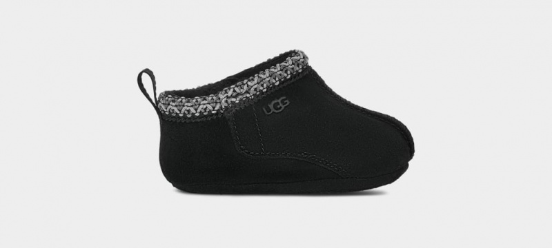 Ugg Tasman Kids\' Slippers Black | JCZYBGO-70