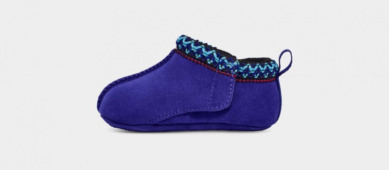 Ugg Tasman Kids' Slippers Blue | IXMTKVD-92