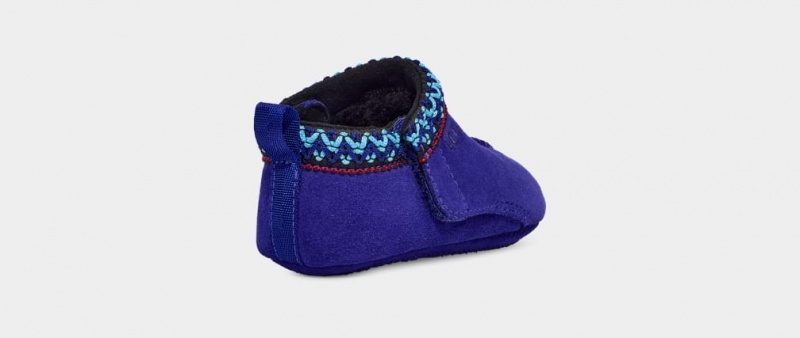 Ugg Tasman Kids' Slippers Blue | IXMTKVD-92