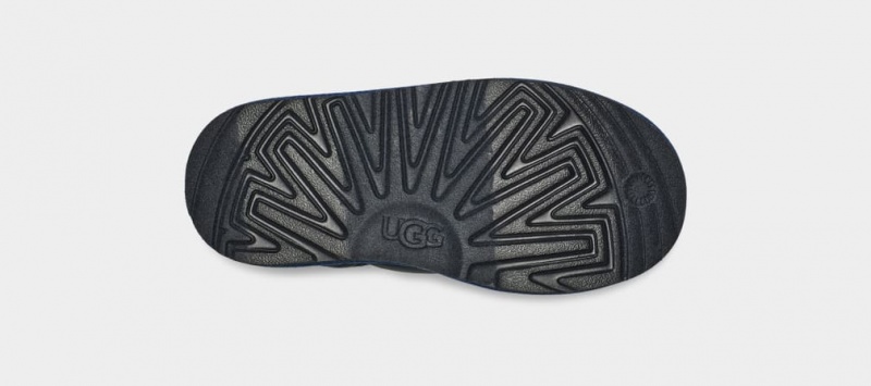 Ugg Tasman LTA Calio Kids' Slippers Olive / Blue | WJEFYCP-85