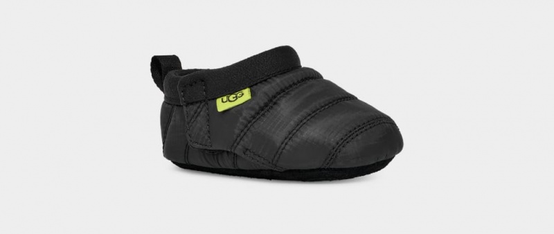 Ugg Tasman LTA Kids' Slippers Black | QZRCLDY-43