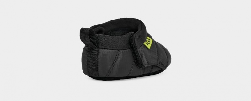 Ugg Tasman LTA Kids' Slippers Black | QZRCLDY-43