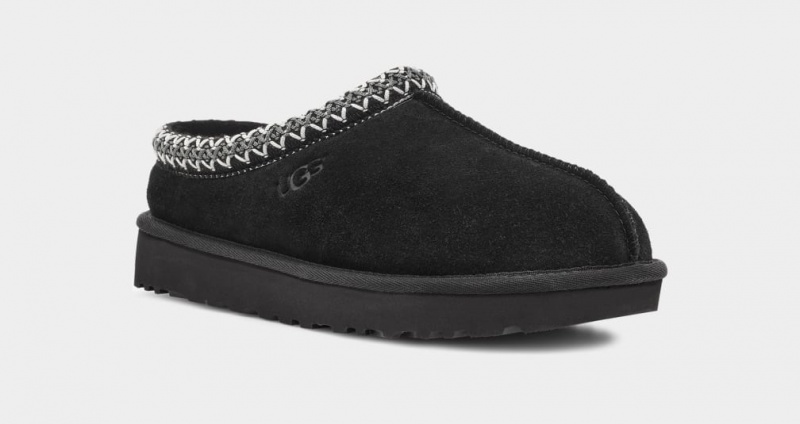 Ugg Tasman Men's Slippers Black | ZEJSQRD-76