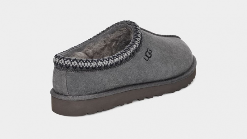 Ugg Tasman Men's Slippers Dark Grey | IESQZVC-04