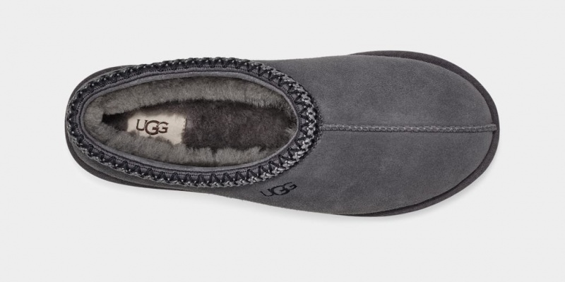 Ugg Tasman Men's Slippers Dark Grey | IESQZVC-04