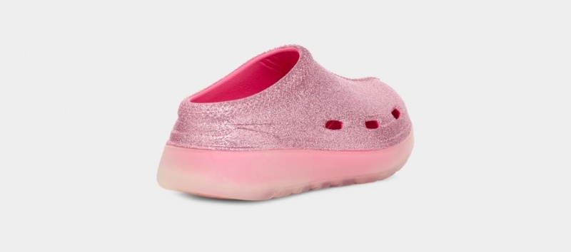 Ugg Tasman Sport Glitter Kids' Sandals Pink | BYERKLG-58