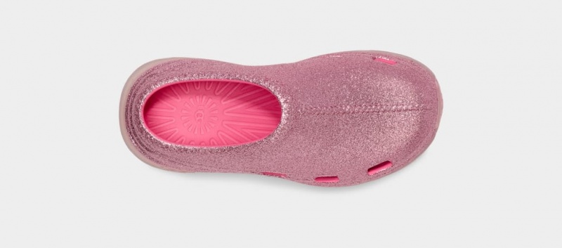Ugg Tasman Sport Glitter Kids' Sandals Pink | BYERKLG-58