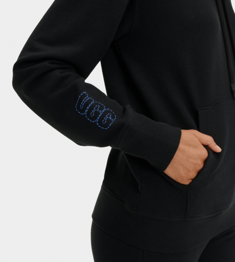 Ugg Tatiana Women's Hoodie Black | XOGSBDE-48