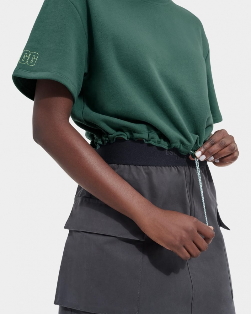 Ugg Teagin Sleeve Women's Tops Green | VJGITPC-71