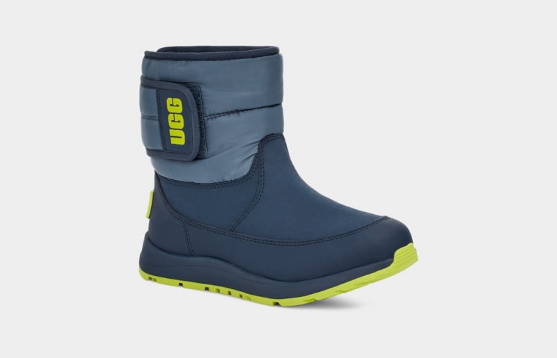 Ugg Toty Weather Kids' Boots Blue | KQJVDTA-64