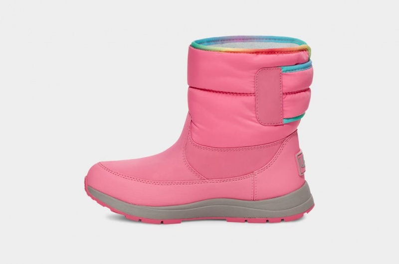 Ugg Toty Weather Rainbow Kids' Boots Pink / Rose / Multicolor | LQIFPES-26