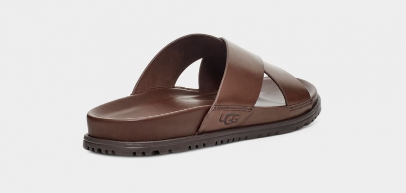 Ugg Wainscott Men's Slides Brown | UWNMPQK-05