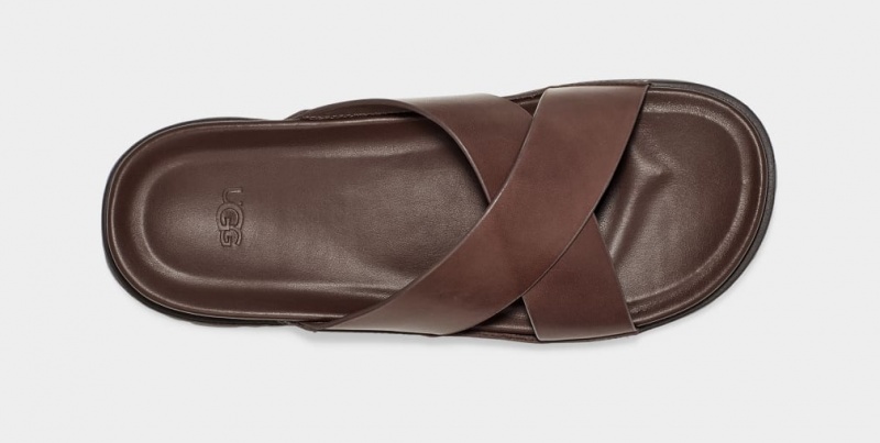 Ugg Wainscott Men's Slides Brown | UWNMPQK-05