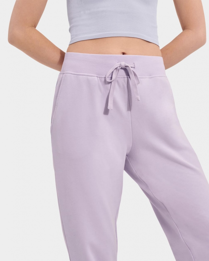 Ugg Wilma Micro Terry Women's Sweatpants Purple | PKQRNJB-59