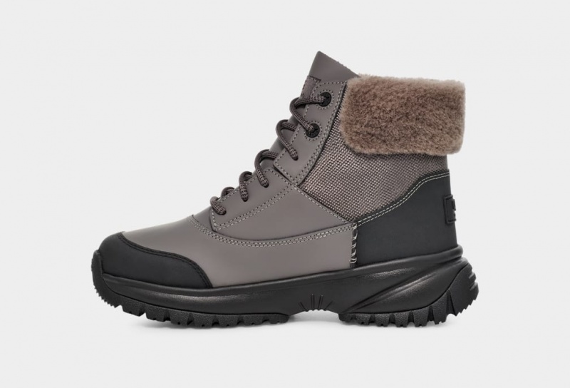 Ugg Yose Fluff V2 Women's Boots Grey | OQZGIHA-29
