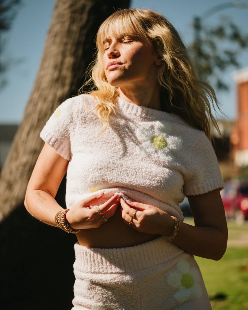 Ugg Zadie Women's Tops Pink | KQHFDMB-70