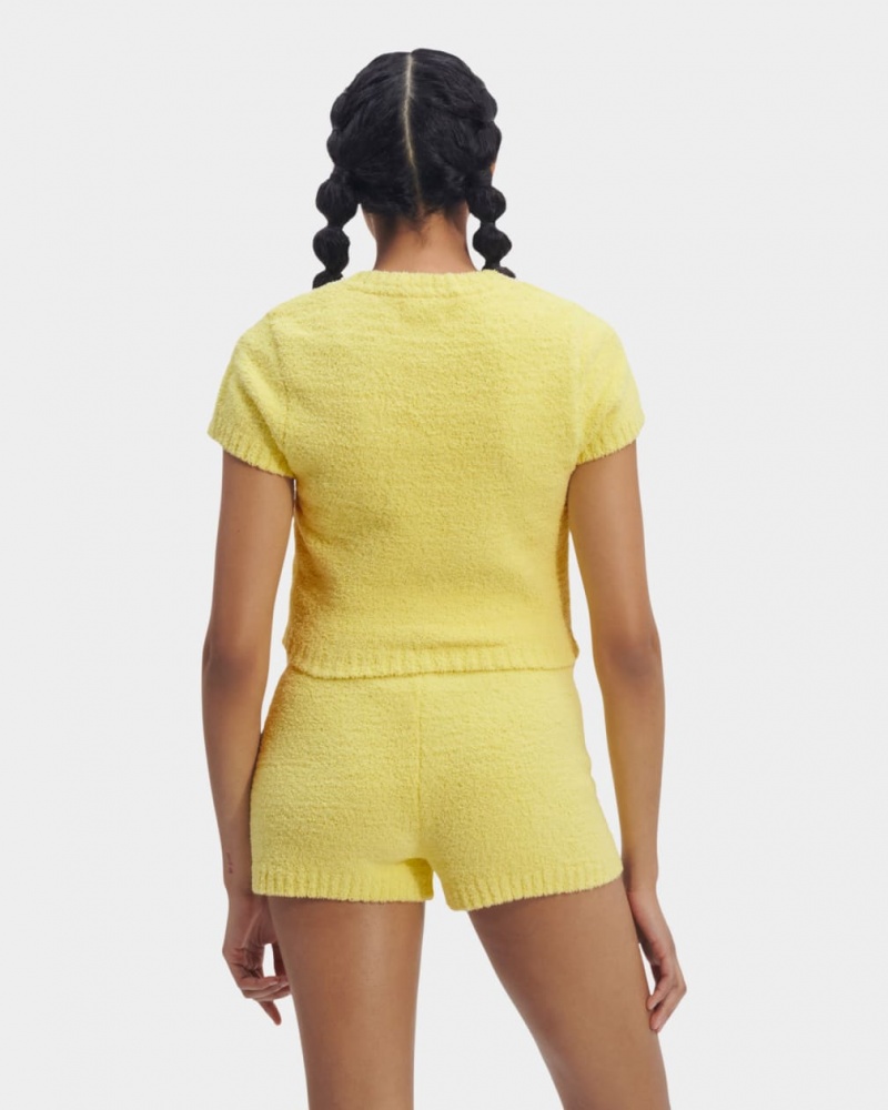 Ugg Zadie Women's Tops Yellow | EDJITQR-64