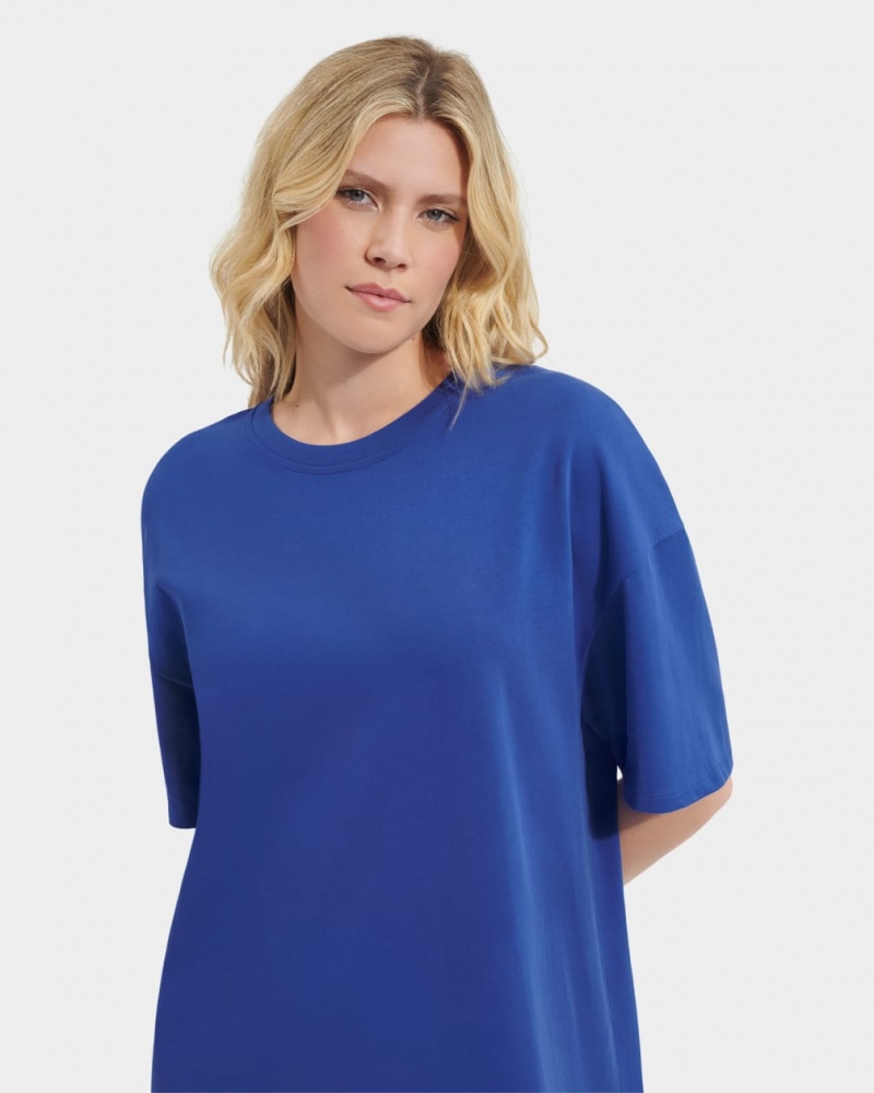 Ugg Zoey T-Shirt Women's Dress Blue | XHQVBDR-13